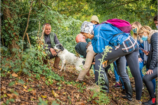 San Miniato Tuscany truffle hunting experience truffle, cooking and wine tasting